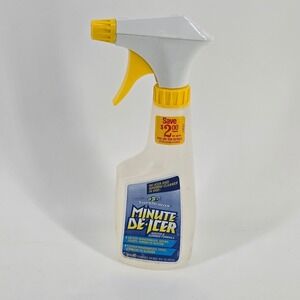 Turtle Wax Minute De-Icer 16oz Clear Vintage 1989 Window Cleaner Spray